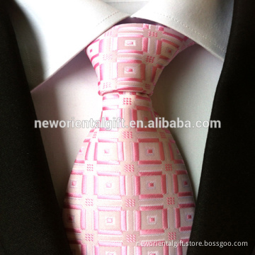 Hot pink wedding jacquard ties